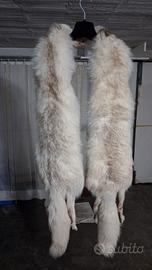 Stola di volpe argentata