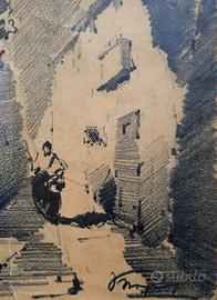 Disegno Vintage a Carboncino