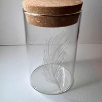 Barattolo di Vetro Inciso