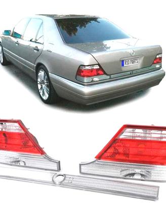 FANALI MERCEDES S W140 ROSSO BIANCO