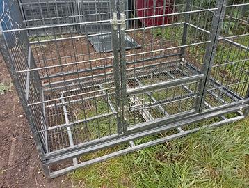 4 gabbie per galline-il prezzo è per singola gabbi