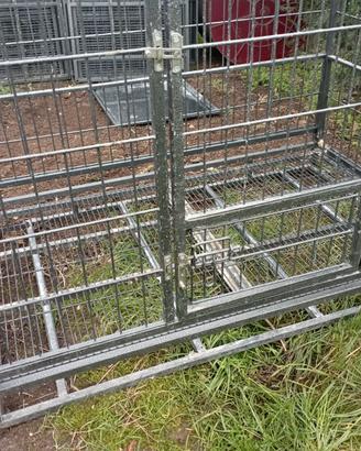 4 gabbie per galline-il prezzo è per singola gabbi