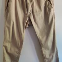 Pantaloni Slim Fit Uomo Taglia 50 Colore Beige