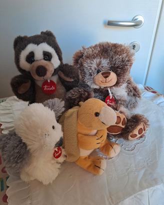 set peluche Trudi animali 