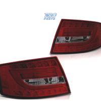 FANALI PER AUDI A6 C6 04-08 SEDAN LED ROSSO AFFUMI