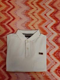 Polo Napapijri bianca taglia 8 anni