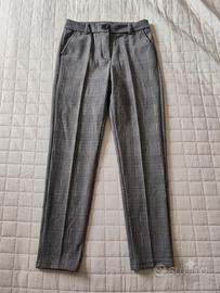 Pantaloni donna eleganti a quadri taglia M