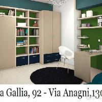 Letto a scomparsa singolo verticale molteni