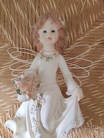 statuetta Angelo in ceramica 