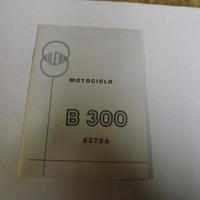 LIBRETTO DI USO E MANUTENZIONE GILERA B 300 EXSTRA