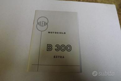 LIBRETTO DI USO E MANUTENZIONE GILERA B 300 EXSTRA