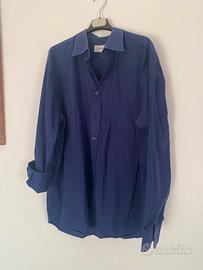 Camicia uomo blu taglia 44/17e mezzo