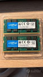 Crucial RAM 32GB (2x16GB) DDR4 2666MHz