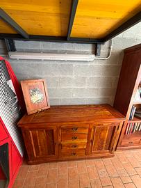 Credenza legno massello etnico