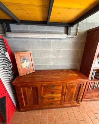 Credenza legno massello etnico