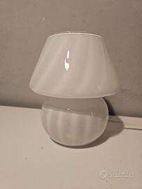 lampada in vetro di murano anni 70