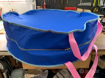 Borsa Sacca Ruota Ruotino 66 X 21 Colore Blu