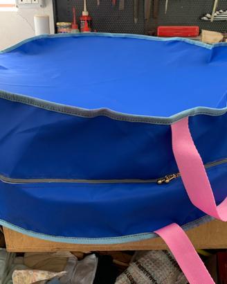 Borsa Sacca Ruota Ruotino 66 X 21 Colore Blu