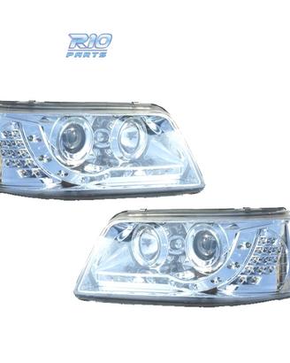 FARI VOLKSWAGEN VW T5 03-09 LUCE DIURNA A LED FOND