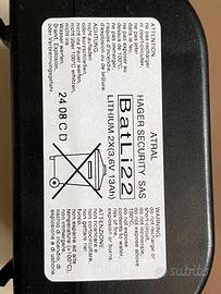 Batteria BATLI22 nuova centrale allarme LOGISTY