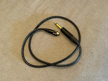 Cavo jack-mini XLR per wireless Shure (tipo WA305)