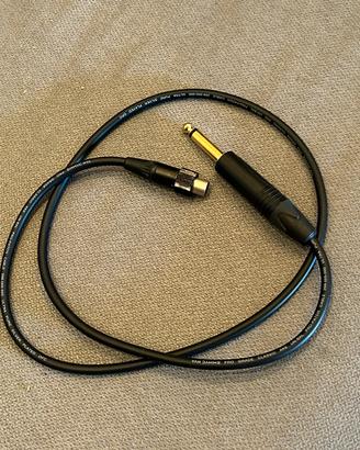 Cavo jack-mini XLR per wireless Shure (tipo WA305)
