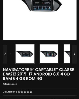 Mercedes E Autoradio Carplay Android (2013-2016)