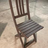 Sedia pieghevole anno 50