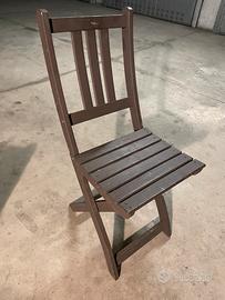 Sedia pieghevole anno 50