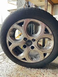 Cerchioni Citroen C3 con gomme 195/55 R16 91H XL
