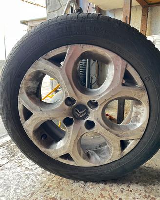 Cerchioni Citroen C3 con gomme 195/55 R16 91H XL