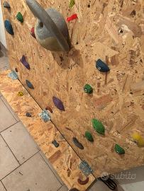 Parete arrampicata