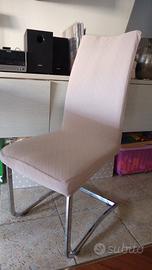 Sedia in ecopelle e coprisedia