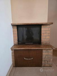 camino a legna ventilato monoblocco