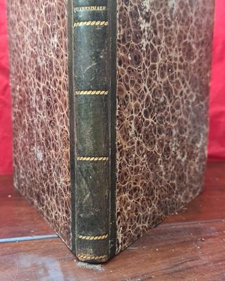 Libro antico del 1833."Quaresimale".P.Segneri