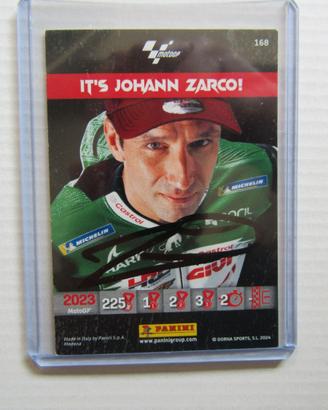 Card panini Motogp 2024 con autografo J.Zarco