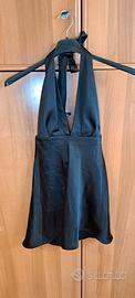 Vestito corto nero Zara