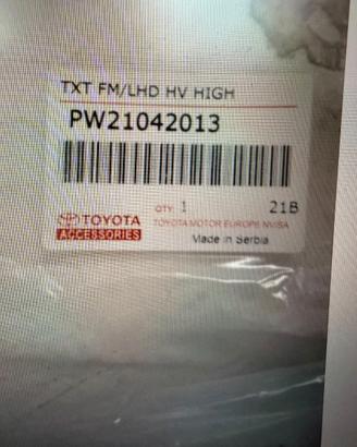 tappetini Toyota