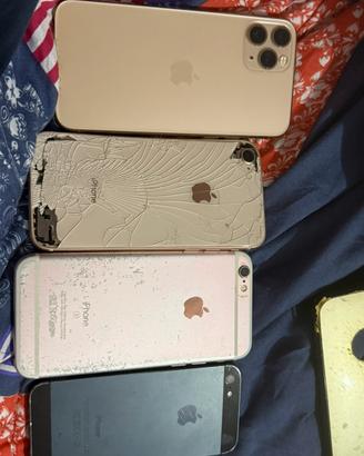 Cellulari iPhone da sistemare 5,6s,8,11pro