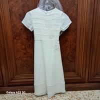 vestito comunione in lino