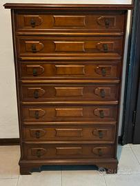 Cassettiera settimanale in legno 7 cassetti