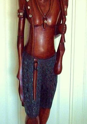 Statua Africana in Legno Massiccio – Senegal