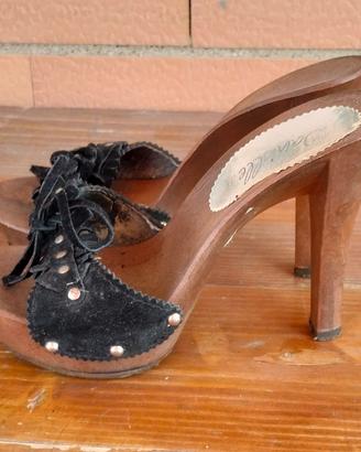 zoccolo legno donna 