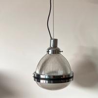 Lampada a sospensione in vetro acciaio artemide