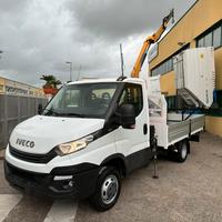 Iveco Daily 35-180 gru e cassone fisso