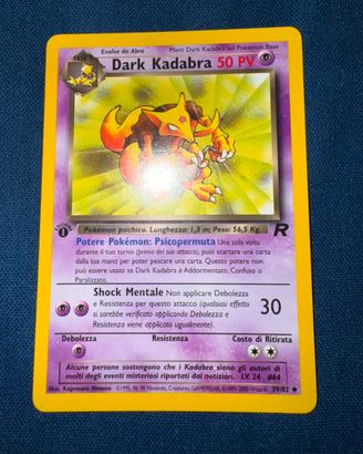 Pokemon Dark Kadabra 1 edizione