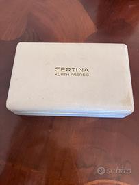 Scatola box vintage certina orolofio