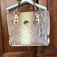 Borsa in vero pitone Ape Regina