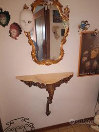 Consolle da Ingresso con Specchiera Coordinata -