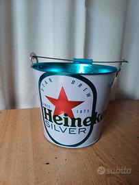 secchiello Heineken portavivande ghiaccio 